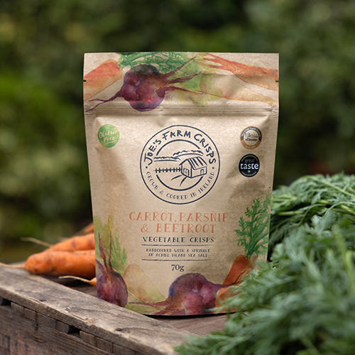 Carrot Parsnip and Beetroot Crisps